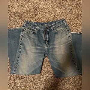 SIZE 36” CARHARTT JEANS LENGTH 32”